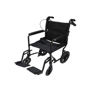 Silla de Ruedas de Traslado de Aluminio con Asiento de 18", Medical Store