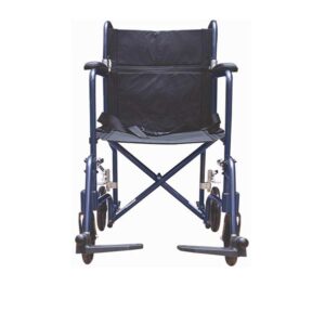 Silla de ruedas traslado c/asiento de 19”, ruedas de policarbonato, Drive