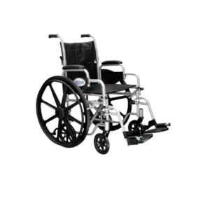 Silla de Ruedas Pollyfly 18" de aluminio llantas de 24" c/rin de policarbonato, Drive