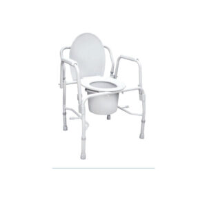 Cómodo de 18" c/estructura de acero, c/descansabrazos abatibles, Drive