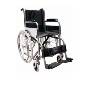 Silla de ruedas infantil c/asiento de 14 ”, estructura de acero, Medical Store