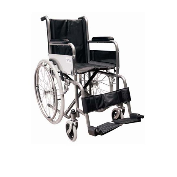 Silla de ruedas infantil c/asiento de 14 ”, estructura de acero, Medical Store