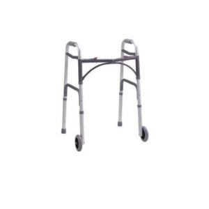 Andadera sólida de aluminio c/sistema ajustable de 8 alturas, Drive