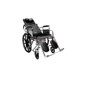 Silla de ruedas reclinable con cómodo de 18", c/respaldo hidráulico a 180°, Drive