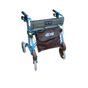 Andadera Rollator diamond, en aluminio esmaltado c/4 ruedas de 7" desmontables, Drive