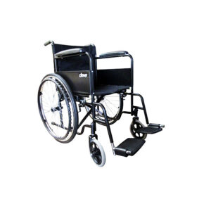 Silla de ruedas neumática c/asiento de 18” y rines de rayos, Drive