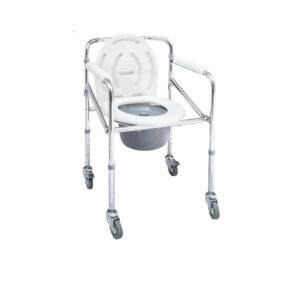 Cómodo de 18" c/estructura plegable de acero cromado, 4 ruedas giratorias, Thunder