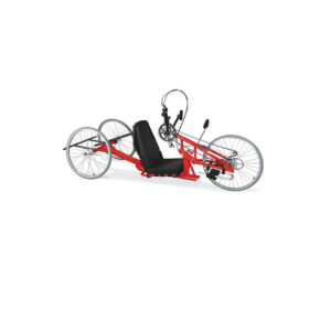 Triciclo deportivo de 14" c/llantas aerodinámicas de 26", SpeedChair