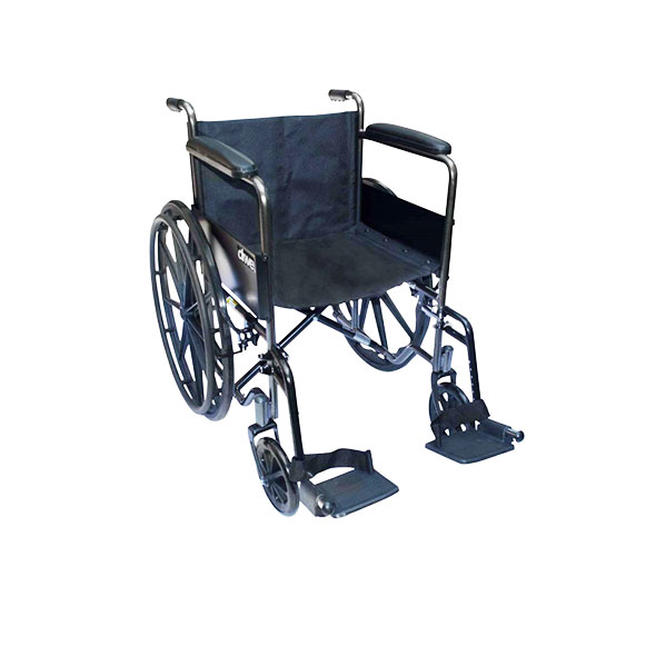 Silla de ruedas marmoleada c/rines de policarbonato y asiento de 18”, Drive
