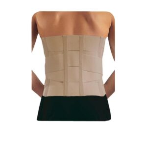 Ortopedia blanda, línea cuello y columna, faja dorsolumbar, Blunding