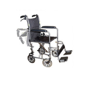 Silla de ruedas, traslado de acero c/asiento de 19", Eko Mobility