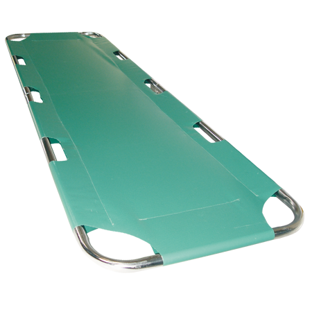 Camilla de rescate plegadiza, c/cubierta de lona ahulada y c/acabado cromado, Reactiv - Image 2