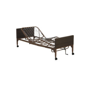 Cama hospitalaria manual de panel de resortes en acero soldado, Reactiv