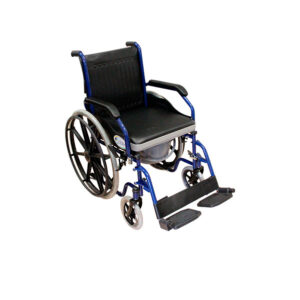 Silla de ruedas con cómodo integrado en acero, Reactiv