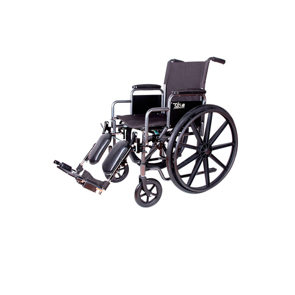 Silla de ruedas Movili-DE c/acabado Silver Vein y c/elevapiernas, Reactiv