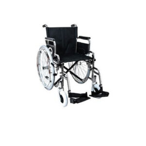 Silla de ruedas de acero cromada de 19", Eko Mobility