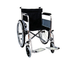 Silla de ruedas estándar en acero cromado c/asiento de 18", Eko Mobility