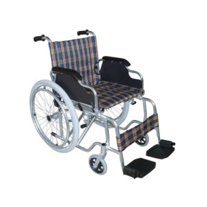 Silla de Ruedas de Aluminio Ultra Ligera cromada, Mobicare