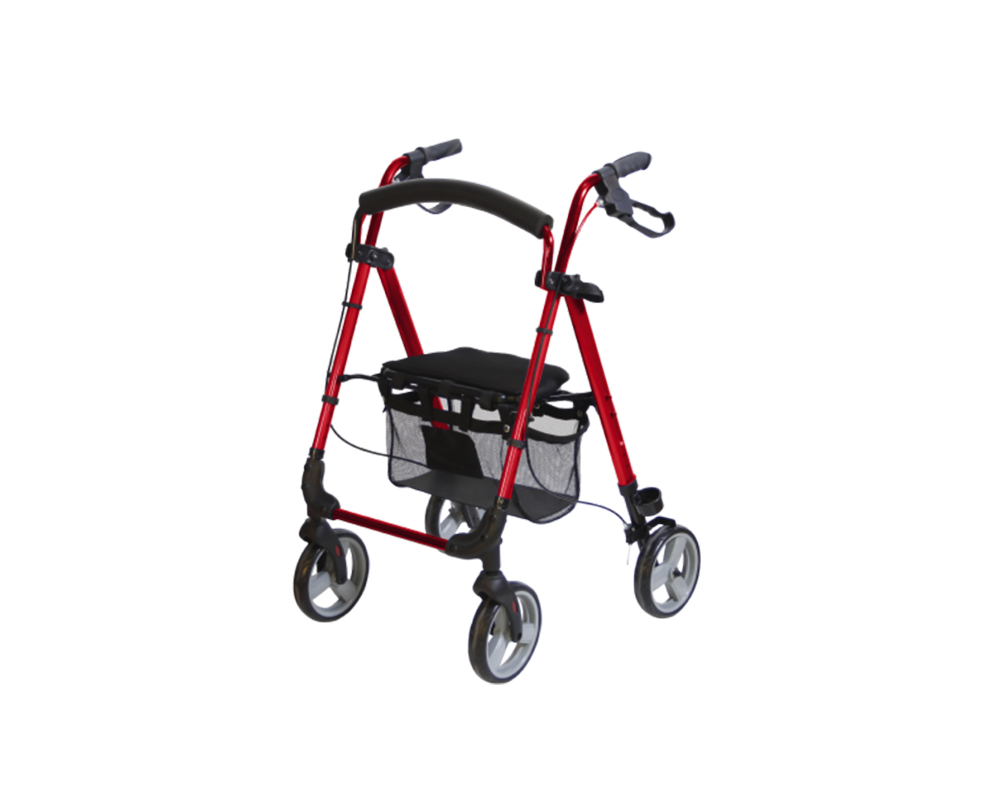 Andadera Rollator Plegoo KD de Aluminio, ReActiv