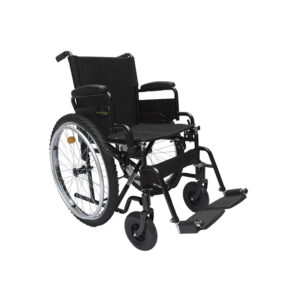 Silla de Ruedas Todo Terreno de Acero color Negro, Tornado